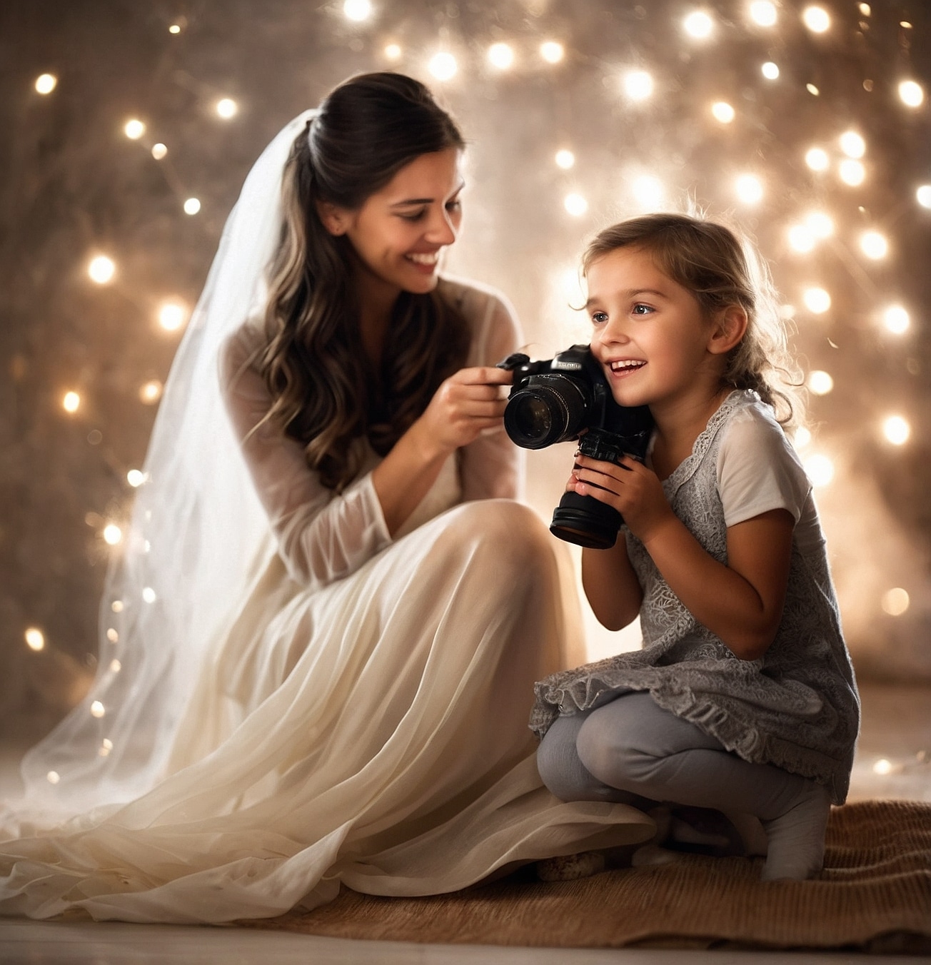 Retrato de una pareja en boda.